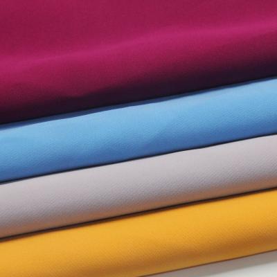 China 2022 Shaoxing double layer 75D way spandex fashion cheap stretch fabrics Tear-resistant good poly 4 barbie for costume and dress for sale