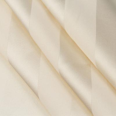 China New Multiple Widths Tear-Resistant Stripe Fabric Imitation Silk Polyester Chiffon Stain Dyed Stretch 2 Way Elastic Fabric For Pajamas Sleepwear for sale