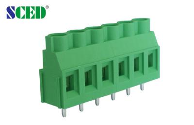 China Brass PCB Screw Terminal Block 7.62mm Pitch M3 300V 30A PA66 UL94-V0 Class for sale