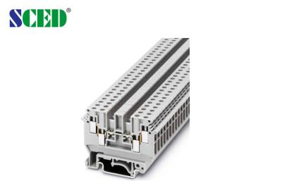 China 300V 32A Din Rail Terminal Blocks Electrical 6.2mm Width OEM ODM for sale