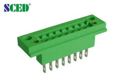 Cina 5.08mm attraverso il blocchetto terminali del pannello, blocchetto terminali Pluggable maschio di 300V 18A 2-22P in vendita