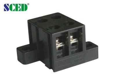 China Barrier Type Electrical Panel Mount Terminal Block 9.50mm 300V 20A Single Level for sale