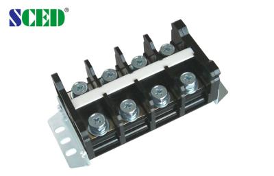 China 26.00mm Barrier Type Panel Mount Terminal Block With Double Levels 600V 101A for sale