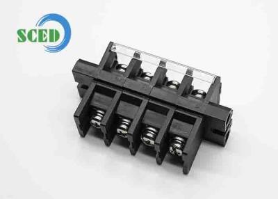 China Pitch 13mm Electrical Connector Block M5 PBT Black Panel Mount Screw Terminal Connector Te koop