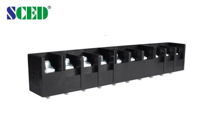 China Pitch 20.00mm 600V 75A 10P Barrier Terminal Block Power Terminal Block for sale