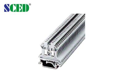 China Terminal width 4.2mm    300V 15A   Din Rail Terminal Blocks for sale