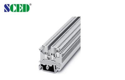 China  Terminal width 5.2mm   Din Rail Terminal Blocks    150V 20A    AWG 30 - 12      for sale