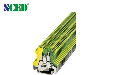 中国 二重デッキ 30 - 12 の AWG 2.5mm2 の幅 5.2mm の喧騒の柵のターミナル ブロックはタイプをひきました 販売のため