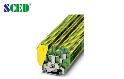 China Feed Through Din Rail Terminal Blocks 4mm2 Phoenix Contact Terminal Blocks for sale