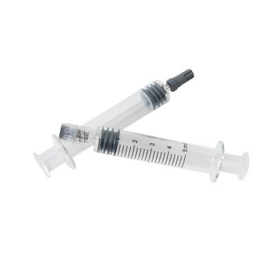 Κίνα Σύριγγα κλειδαριών κλειδαριών ΚΑΠ 5mL Luer Luer συρίγγων πετρελαίου κάνναβης THC με τη βελόνα προς πώληση