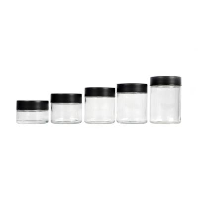 China Resistente a los niños CR Paquete de hierba de vidrio personalizado 1 oz 2 oz 3 oz 4 oz 5 oz Jar de hierba en venta