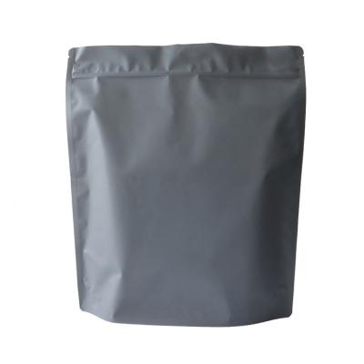 China 1LB säubern trockene Blume Plastik das Verpacken von 1 Pfund Matte Black Mylar Barrier Bags zu verkaufen