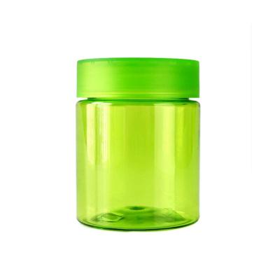 Chine Pot résistant du  4oz de pot d'enfant de plastique vert transparent d'ANIMAL FAMILIER pour la fleur de 5g 6g à vendre