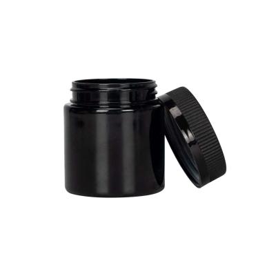 Chine les  en plastique noirs de fleur de pot de l'mauvaise herbe 4oz cognent l'emballage avec le chapeau à vendre