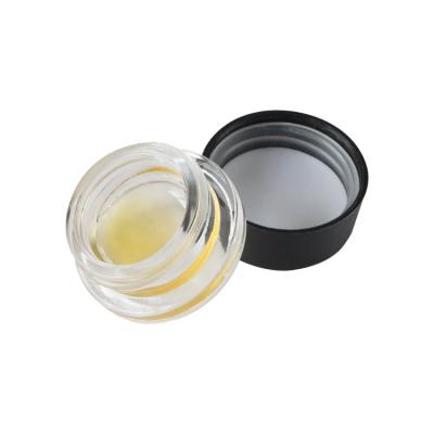 China cáñamo de cristal del tarro del concentrado 9ml que empaqueta a Mini Clear Child Resistant Jar en venta