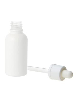 Chine Bouteille sans danger pour les enfants de la teinture 30ml de compte-gouttes de Matte White Essential Oil Glass à vendre