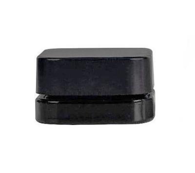 Cina Contenitore di concentrato nero di 5 ml di cubo Bottone di vetro concentrato a prova di bambini in vendita