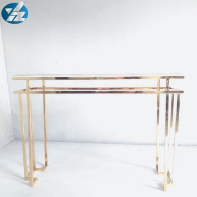 China (Size) Hotsale adjustable luxury stainless steel console table for sale