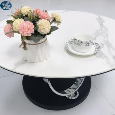 China Modern White Modern Nesting Top Round Coffee Table for sale