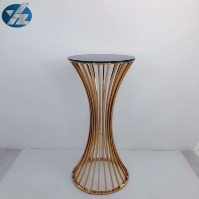 China Modern stainless steel bar table and chair for sale