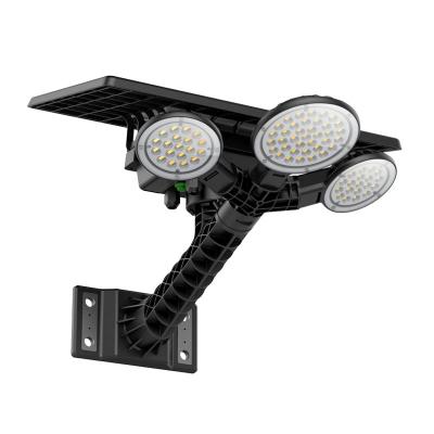 China Super Bright Outdoor ROAD Triple Head Ip65 Solar Led Wall Light Street Light With Competitive Price for sale