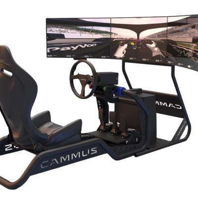 China 2022 Newest ALLOY Cammus Racing Simulator Accessories Seat Pedals Racing Game Clutch Simulated Steering Cockpit for sale