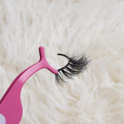 China New Product Cruelty Free 100%natural Strip 3d Mink Fluffy Hand Made Eyelash Real Fur Natural Soft Lick 20mm Handmade Free Seller for sale