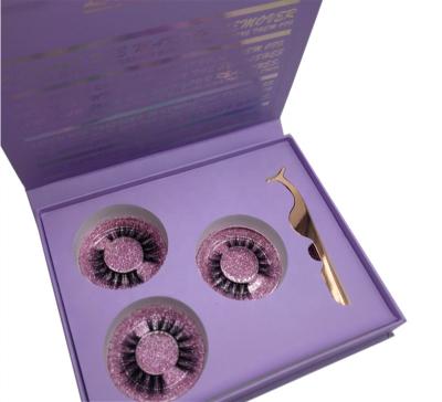 China Natural Soft New arriving lash packaging square eyelash box, eyelash book for sale