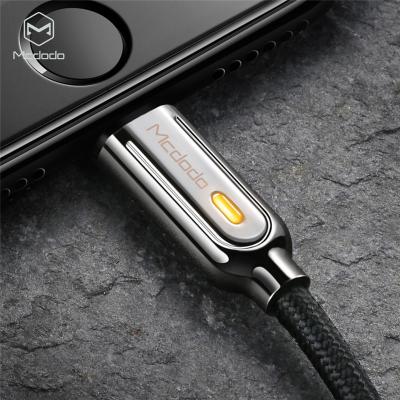 China Mobile Phone Auto Unplug 4ft Braided Nylon 6ft Smart Auto Power Off USB Cable New Auto Charging Function for sale