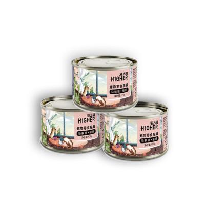 China Cat Series Mackerel Cat Snacks Canned Pet Snack Cat Treats 170 Viable Food + Sharing Fish Roe Recipe for sale