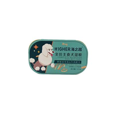 China Bully Sales Higher Complete Nutritious Full Nutritious Grain Free Wet Dog Food Tuna +Beef Recipe For Dog Food And Tin Can For Dog Food for sale