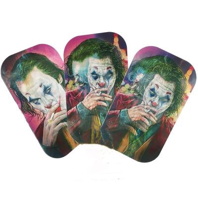 China Custom Eco-Freindly Smoke Roll Set Magnetic Lid Rolling Tray With Magnetic Lid Cover 3D Magnet Metal Sublimation Top Wholesale Manufacturers for sale