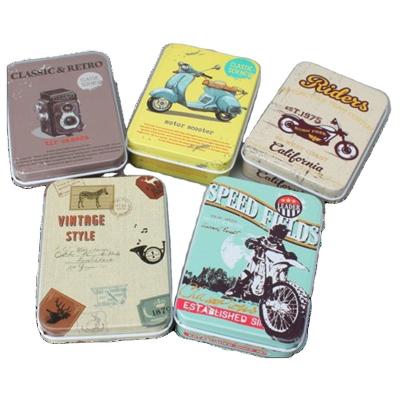 China Eco-Freindly HOT! OEM Condoms Metal Box Condom Tin Box Condom Packing Box 9cmX6.5cmX2.5cm for sale