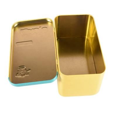 China High Quality Recyclable Roll Up Pre Packaging Tin Box Stain Candy Iron Box Candy Tin for sale