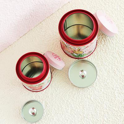 China Eco-Freindly HOT! OEM Luxury Double Lids Arch Airtight Tea Tin Cans Tea Container Small Cover Metal Size 6.7cm*8.3cm/8cm*9.6cm for sale