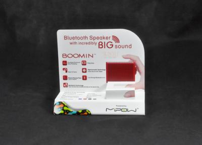 China Logo White Acrylic tray Advertising Display Stand 300pcs For Bluetooth Speaker for sale