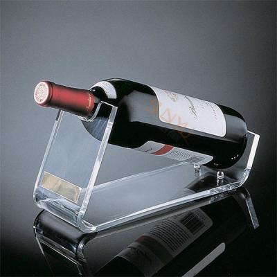 China Crystal Acrylic Wine Food Display Trays Retail Shop Custom With Handle for sale