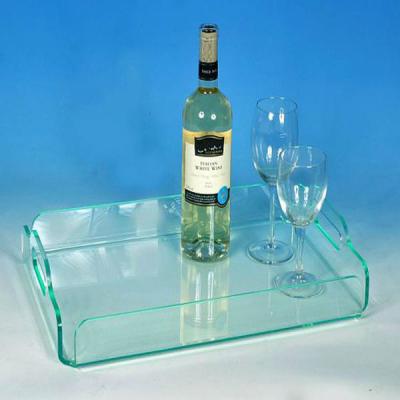 China Pastry Acrylic Display Stands Custom Food Display Trays For Restaurant High Mechanical Strenth for sale