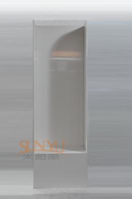 China Completely White MDF Floor Display Stands With Dismounting Shipping for sale