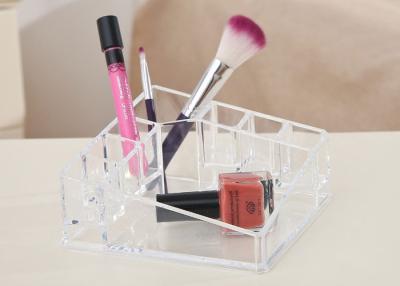 China Desktop Clear Counter Display Stands Tray Exquisite For Cosmetics for sale