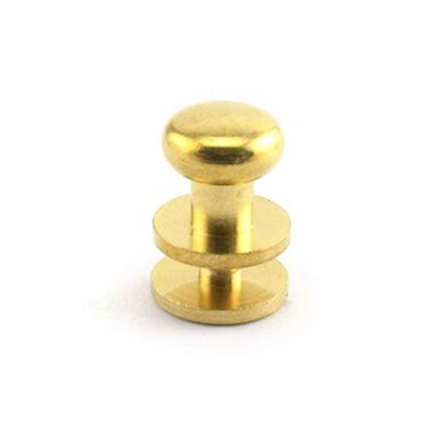 China Button Head Screwback Screw Stud Spot Viable Round 8mm Rivet For Leather Craft Bag Belt Handbag DIY Decoration Accessories for sale