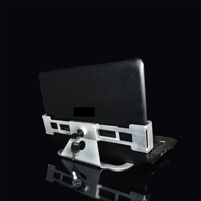 China Laptop Metal Stand Retail Exhibition Hotel Anti Theft Safe Shoplifting Stand for sale