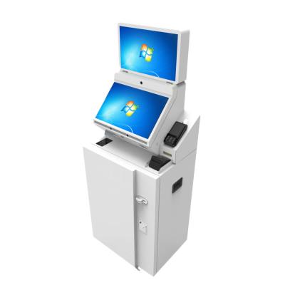 China Cheap Sheet Metal Self Service Smart Financial Kiosk Customized High Quality Financial Kiosk for sale