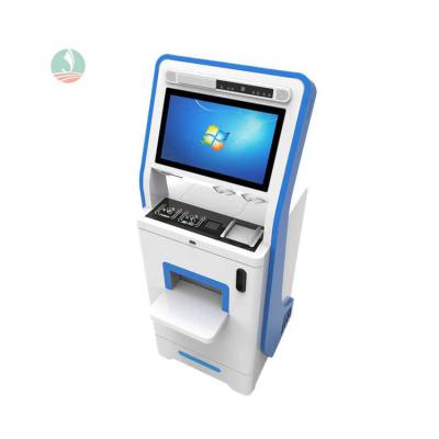 China Public Place Custom Design Box External Customer Querying Kiosk Self-Service Kiosks QR Code Touchless Terminal for sale