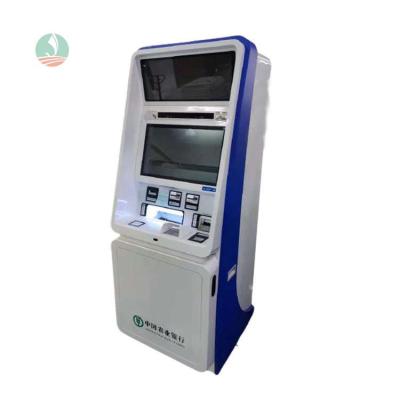 China Lean public place customization design touch screen immigration kiosk with printer QR code scanner for sale