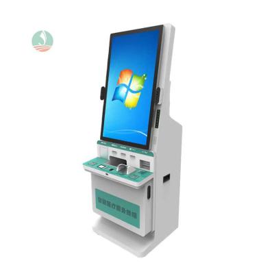 China Large Public Place Screen Card Analysis Report Bill Payment With Face ID HD Camera Kiosk for sale