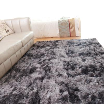 China Modern High Quality And Expensive Color Dyed Knotted Carpets Fluffy Silky Living Room Center Covers for sale