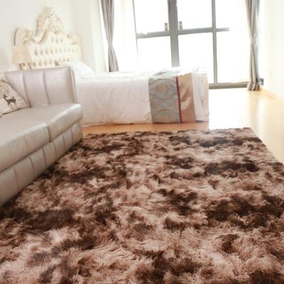 China Multifunctional Pile Shaggy Silk Carpet Washable High Quality Long Carpet Hair for sale