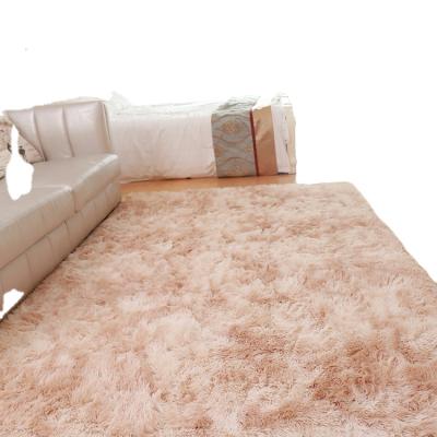 China Modern Home Style Soft Material Pile Long Shaggy Carpets And Blankets for sale