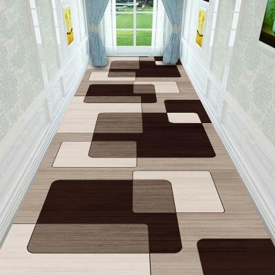 China Europe Modern New Design Simple Colorful Crystal Velvet Hallway Carpet for sale